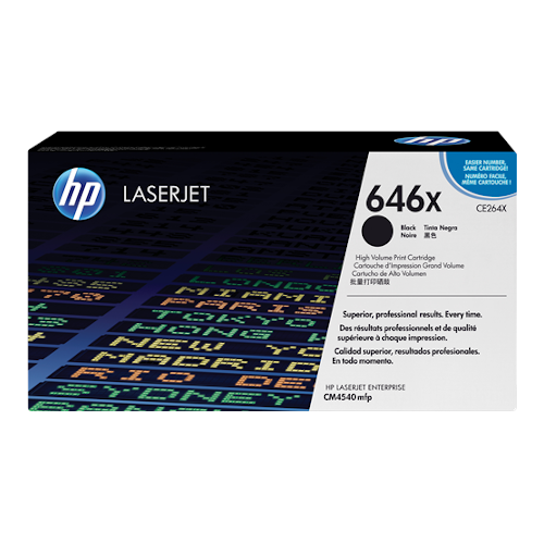 [CE264X] Toner HP 646X Schwarz, 17.000 Seiten