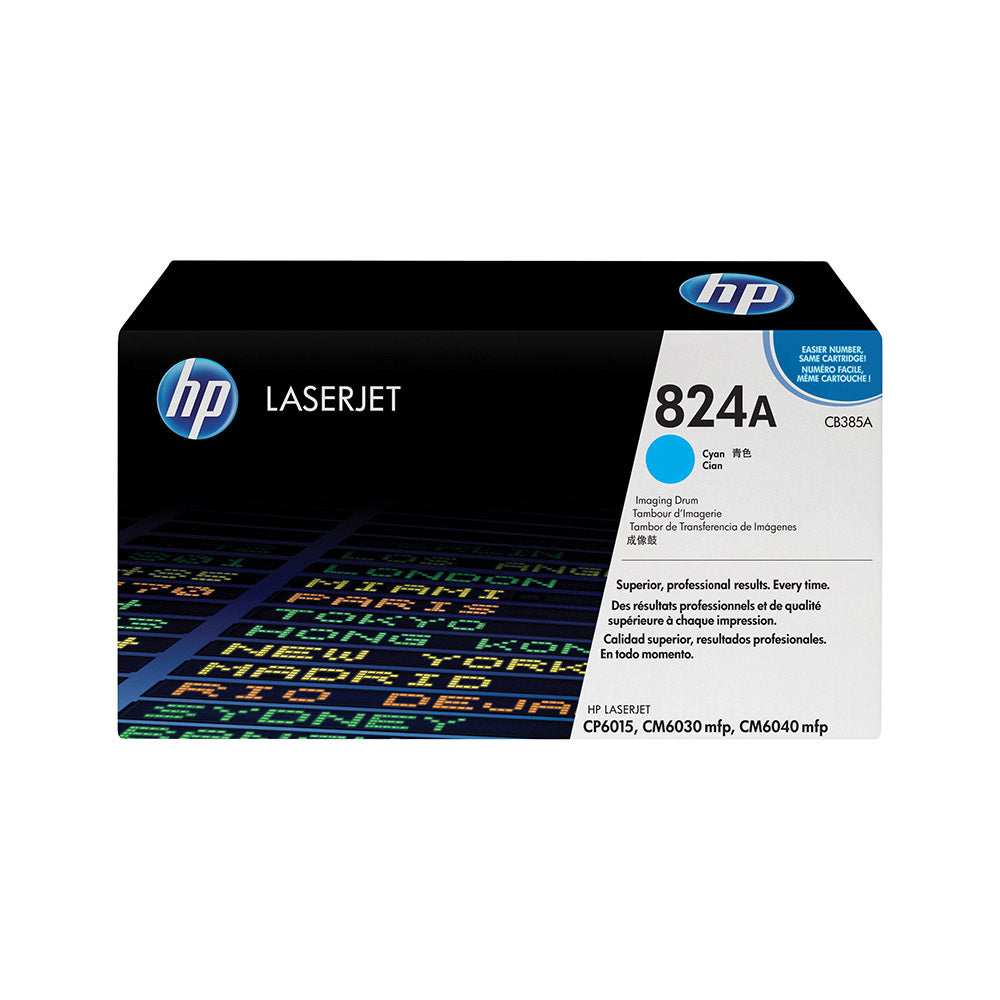 [CB385A] HP 824A cyan imaging drum, 23,000 pages