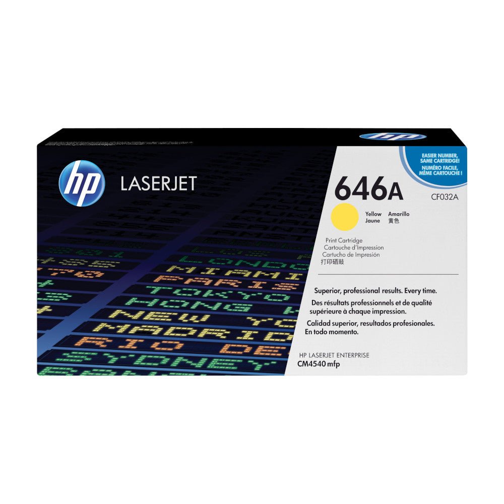 [CF032A] HP 646A yellow toner, 12,500 pages