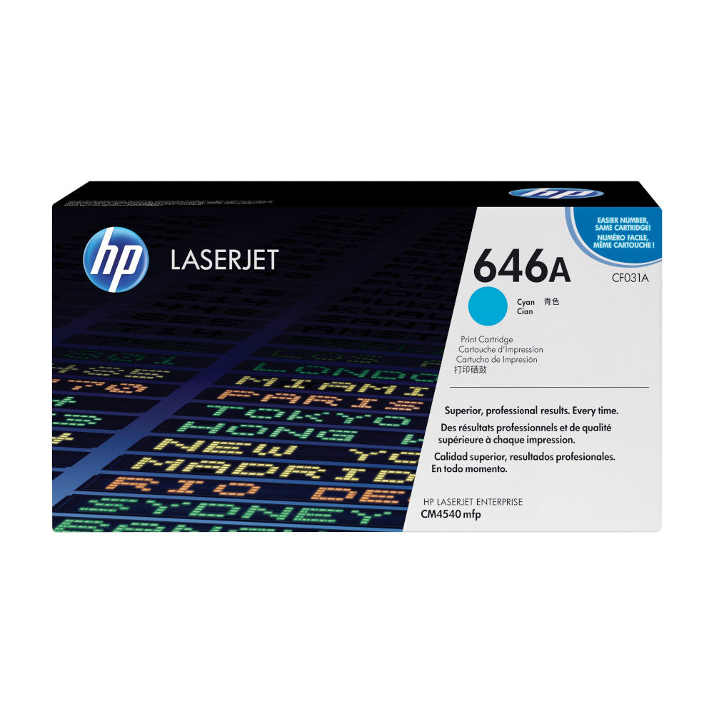 [CF031A] Toner HP 646A Cyan, 12.500 Seiten