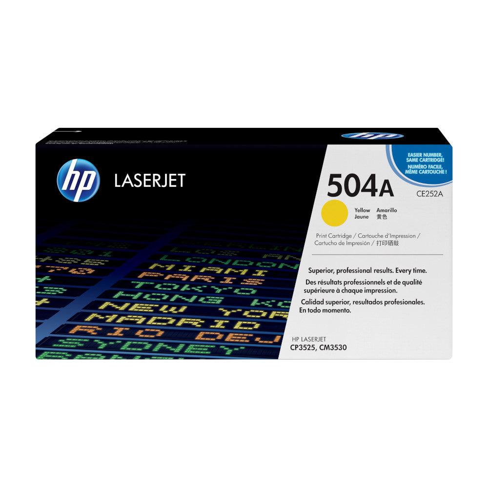 [CE252A] HP 504A yellow toner, 7,000 pages