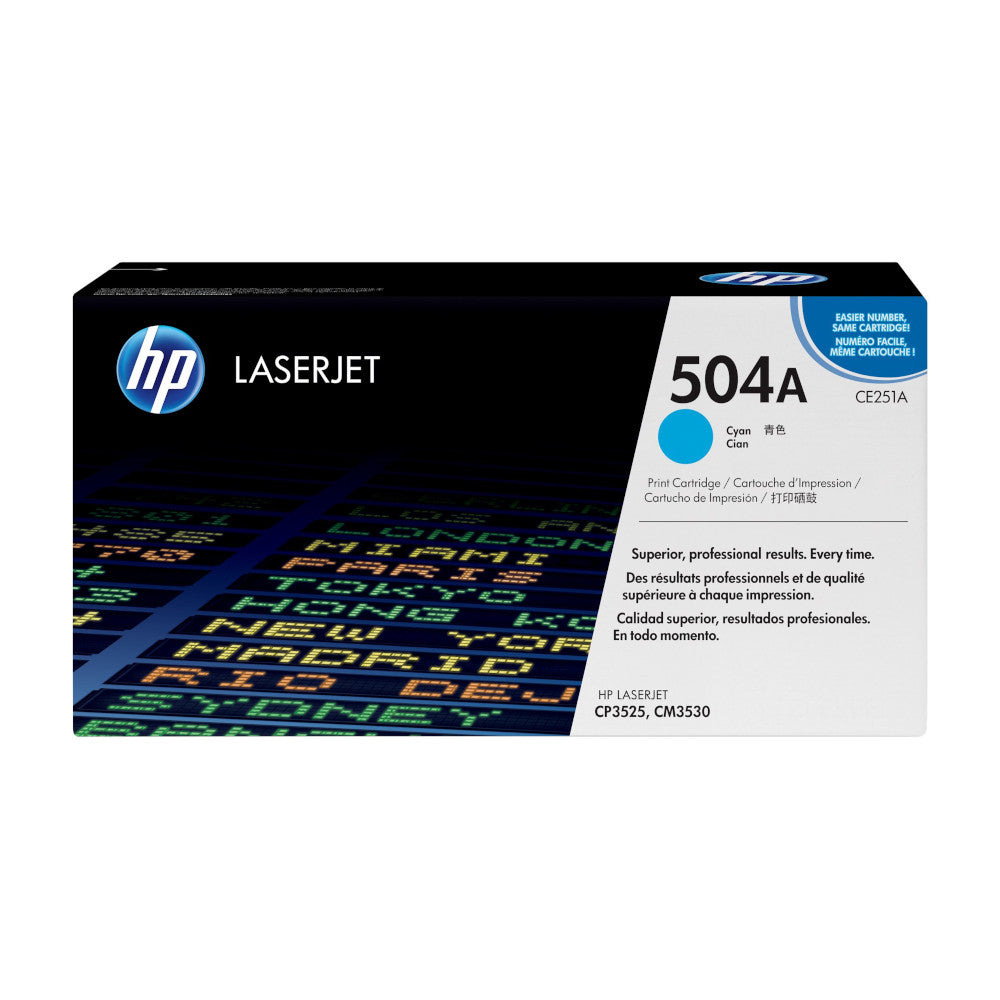 Toner HP 504A cyan, 7 000 pages