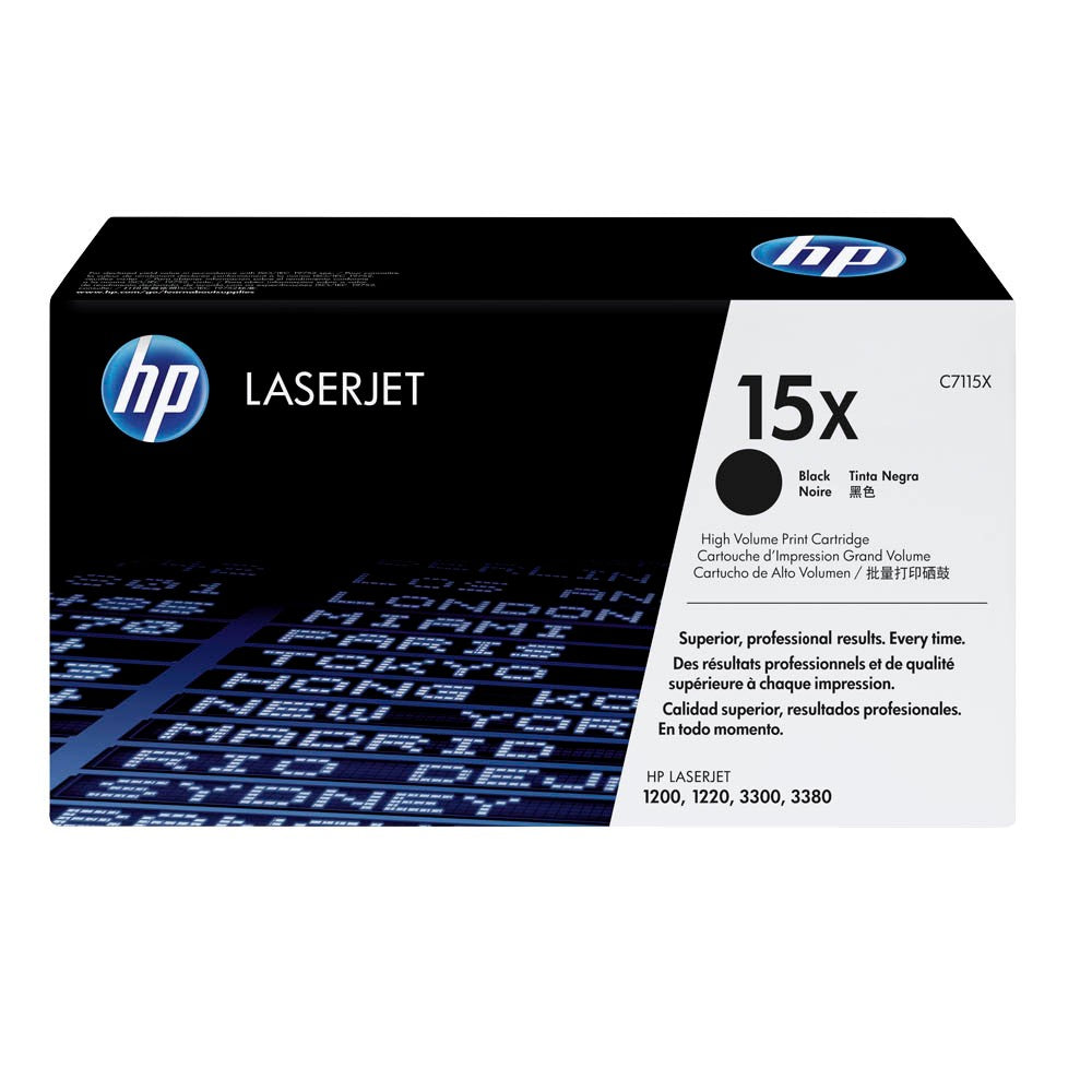 Toner HP 15X noir, 3 500 pages