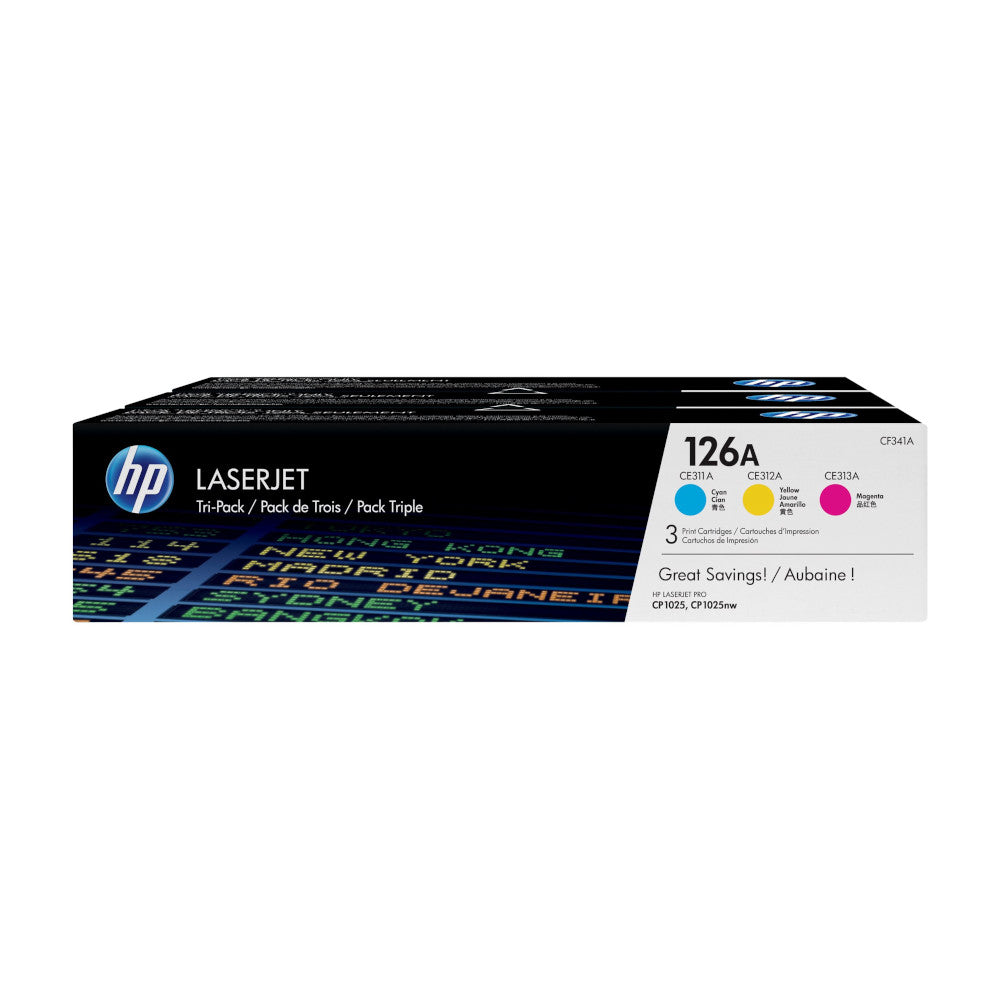 [CF341A] Multipack Toner HP 126A, 4 Farben, 1.000 Seiten