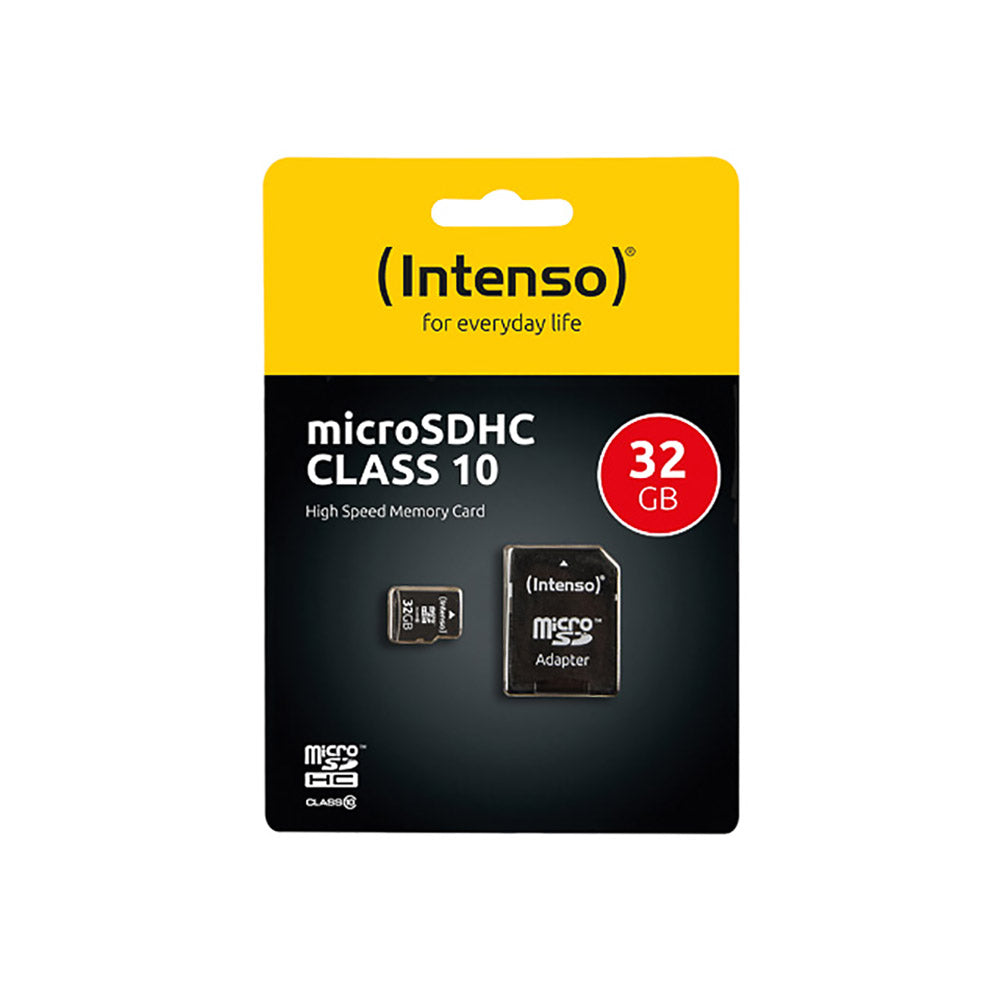 [3413480] Intenso 3413480 microSDHC-Speicherkarte Class 10, 32 GB, SD-Adapter
