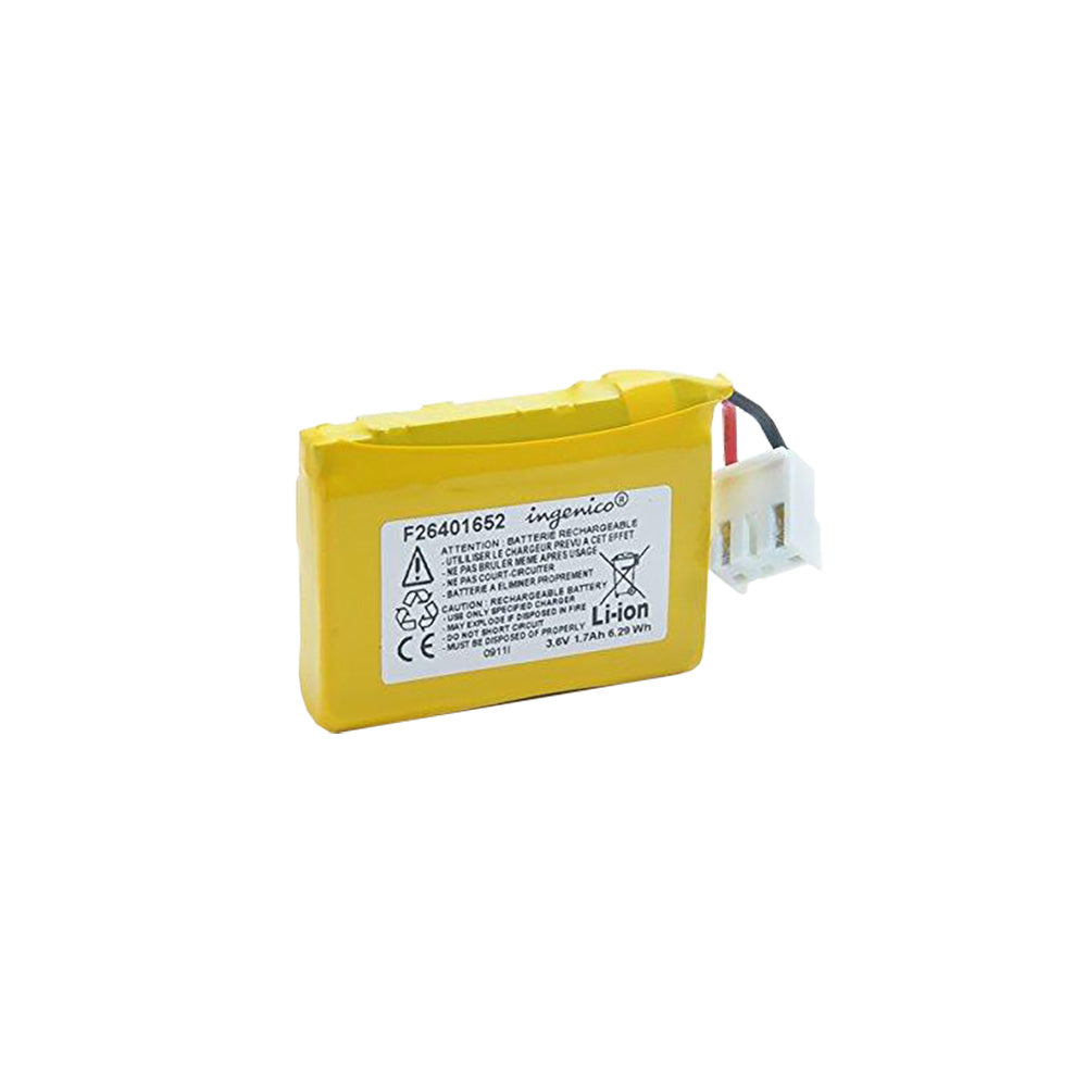 [F26401963] Batterie lithium-ion pour terminal de paiement Ingenico F26401963, EFT930, 3,7 V, 1800 mAh
