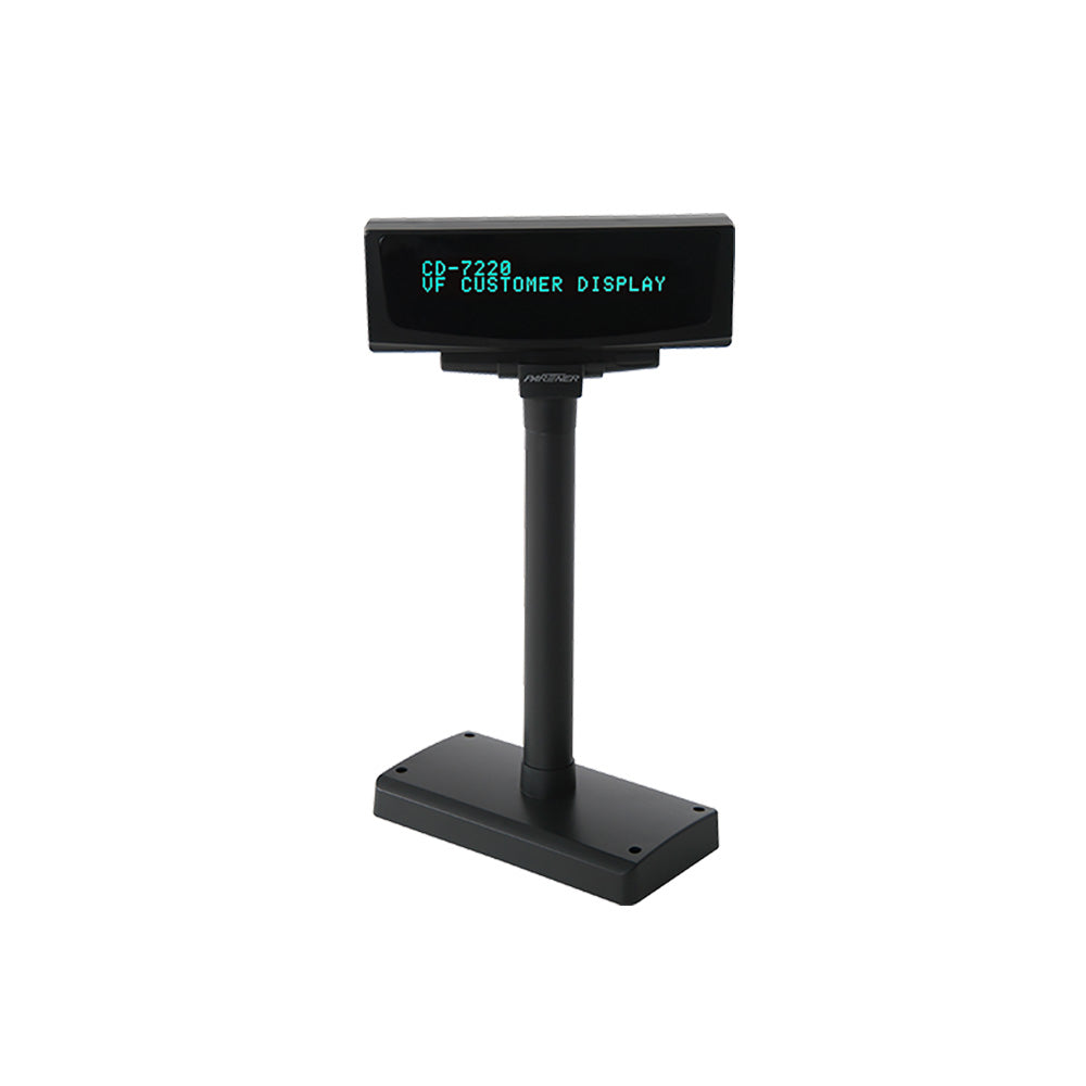 [2U80131] Partner Tech CD-7220 VFD pole customer display, 2 x 20 characters