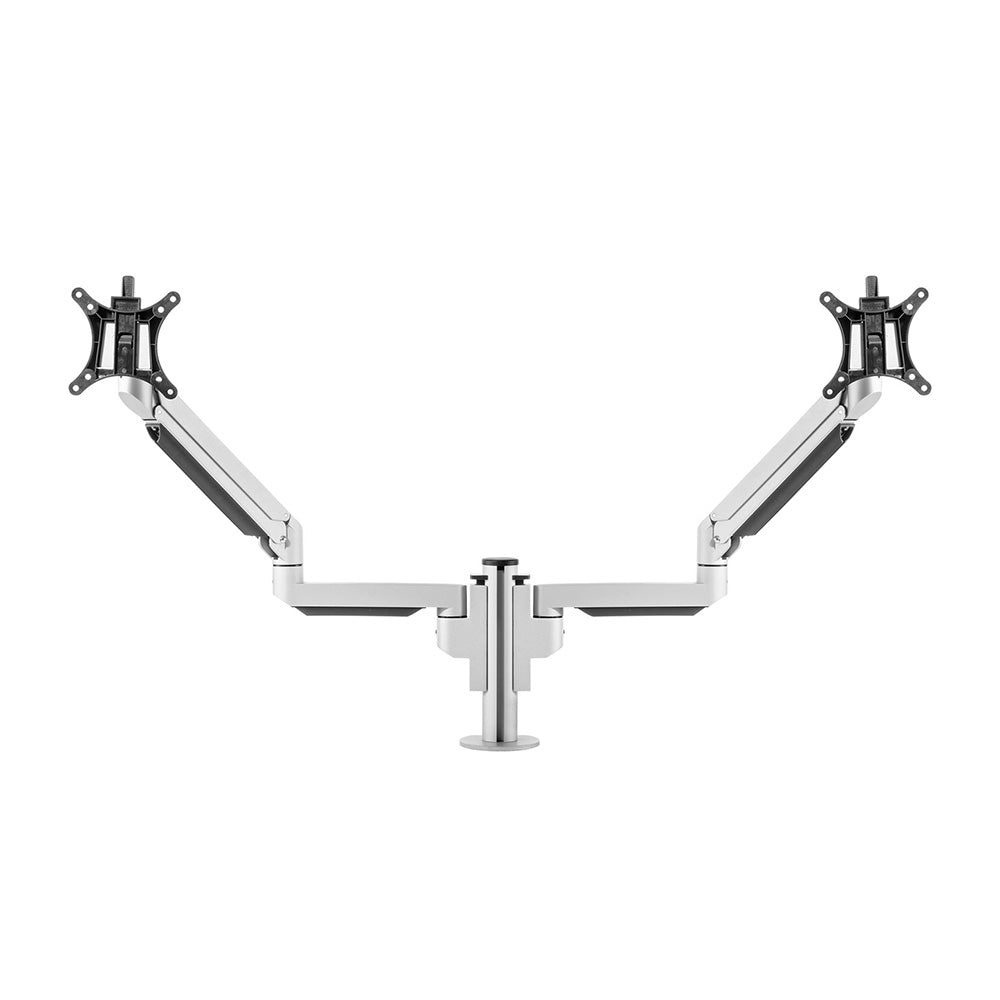 [BNEFG809416S] Bakker Elkhuizen Premium Office Dual Modular dual monitor arm, 19 to 32 inch, silver