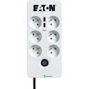 Multiprise parafoudre 6 prises Eaton Protection Box, 2 ports USB, 1,5 m