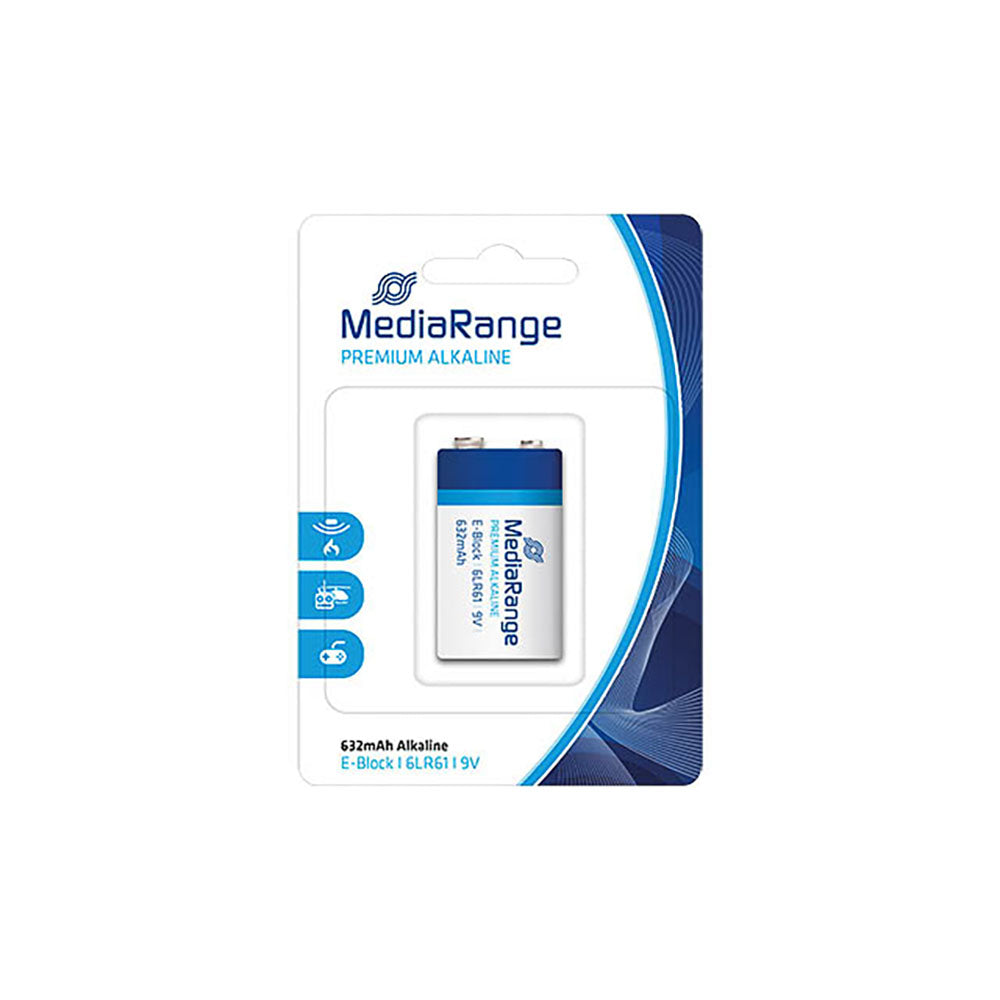[MRBAT107] Pile alcaline 9 V MediaRange MRBAT107, 6LR61