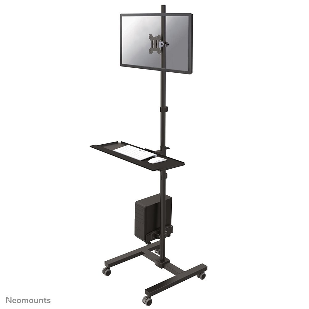 [FPMAMOBILE1700] Chariot mobile pour écran Neomounts FPMA-MOBILE1700, 10 à 32 pouces, jusqu'à 8 kg, VESA 75x75 à 100x100