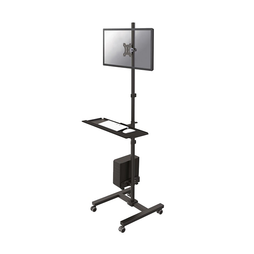 [FPMAMOBILE1700] Station de travail mobile Neomounts FPMA-MOBILE1700, écran 10 à 32 pouces, noire