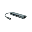 Station d'accueil USB-C 7 en 1 ProXtend USBC-MULTI7-001, HDMI 4K, Ethernet Gigabit, PD 65 W