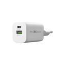 ProXtend PX-PD30P2EU dual USB-C and USB-A wall charger, 30 W, PD / QC 3.0, white