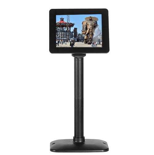 [SGDP80] SAGA SGDP-80 8-Zoll-Kundendisplay, USB-versorgt, 1024 x 768, Verstellbarer Fuß