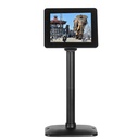 SAGA SGDP-80 8 inch customer display, USB powered, 1024 x 768, Adjustable stand
