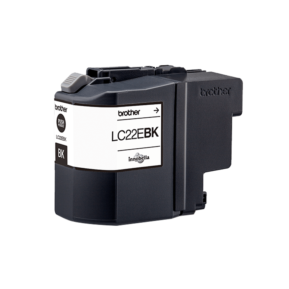 Brother Tintenpatrone LC-22EBK / LC22EBK Schwarz, 2.400 Seiten