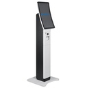 SAGA KURVEO 23.6 23.6 inch curved screen self-ordering kiosk, Android 11, 165 cm column version, 4 GB / 64 GB
