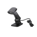 SAGA SGBS-360 Kabelgebundener 2D-Barcodescanner, 1D/2D-Imager, USB, Ständer inklusive