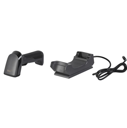 [SGBS960] SAGA SGBS-960 Kabelloser 2D-Barcodescanner, 1D/2D-Imager, 2600-mAh-Akku, USB-Ladestation