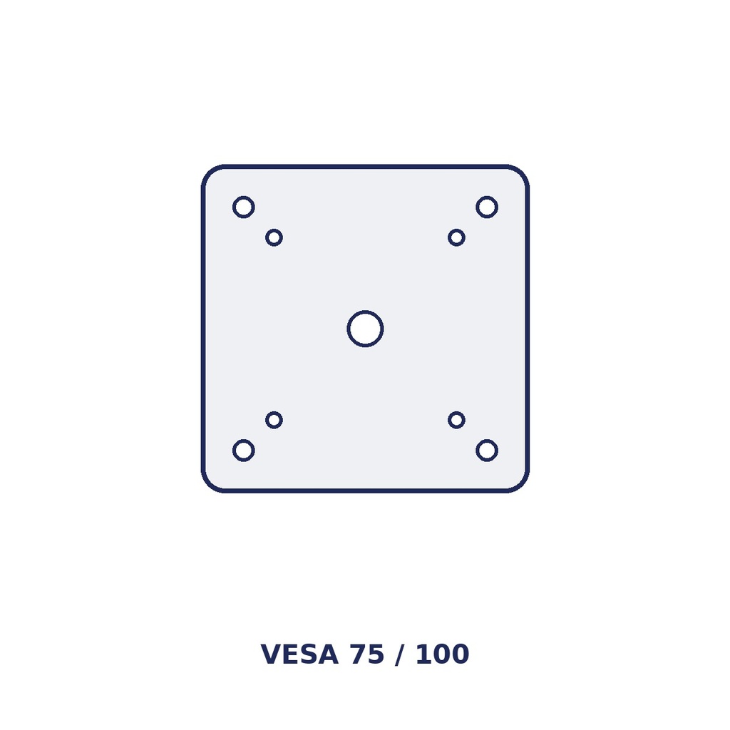 SAGA JOAVESA75 VESA 75/100 mounting plate, for JOA terminals