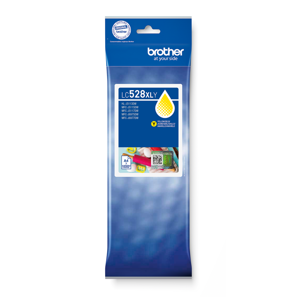 [LC528XLY] Cartouche d'encre Brother LC-528XLY / LC528XLY jaune ultra haute capacité, 10 000 pages