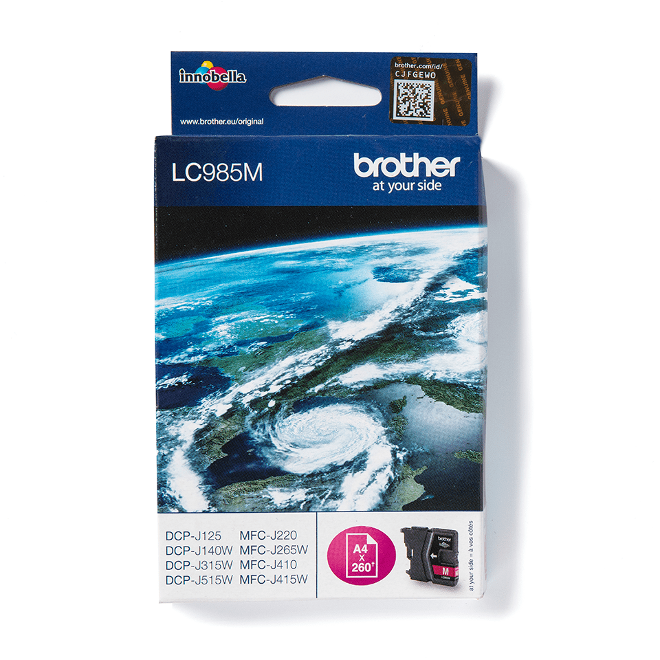 Brother Tintenpatrone LC-985M / LC985M Magenta, 260 Seiten