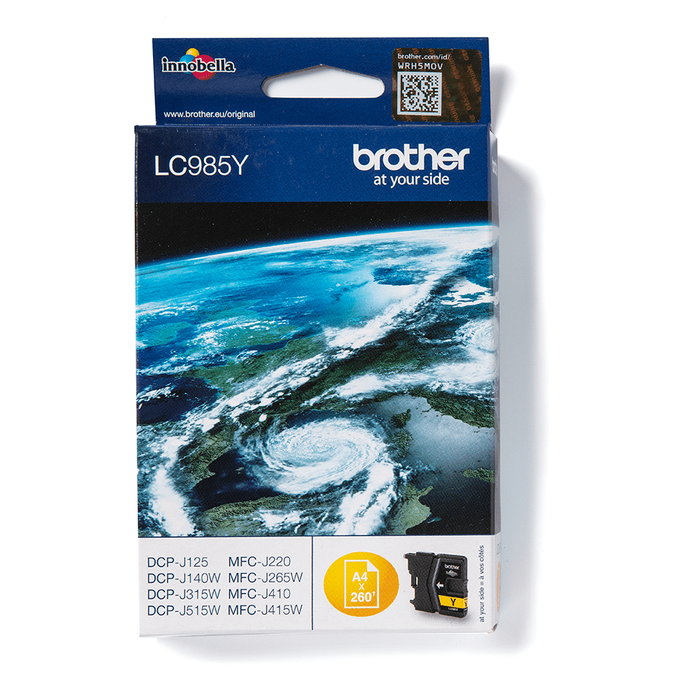 Brother LC-985Y / LC985Y yellow ink cartridge, 260 pages