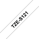 Brother Schriftband extra stark klebend TZe-S121 / TZES121, schwarz auf transparent, 9 mm x 8 m
