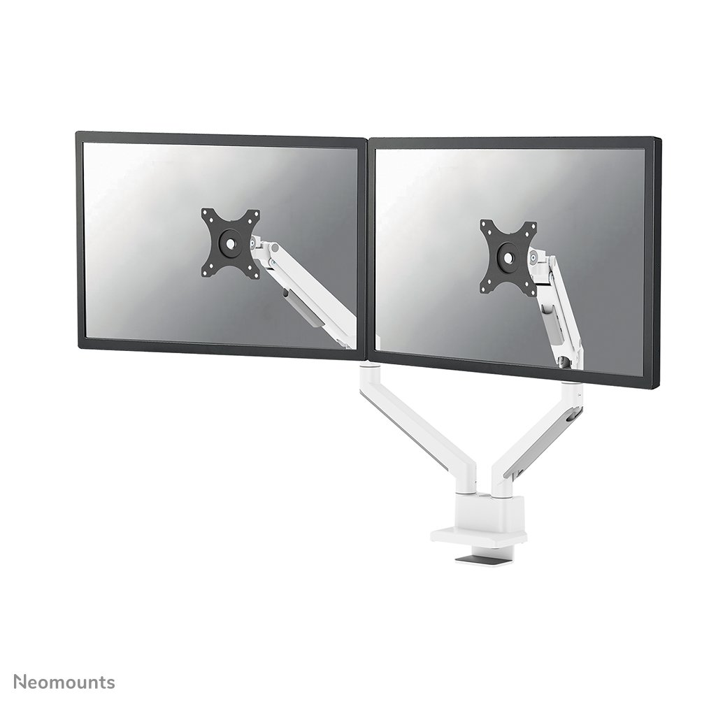 [DS70250WH2] Bras support d'écran Neomounts DS70-250WH2, 17 à 32 pouces, jusqu'à 9 kg, 2 écrans, VESA 75x75 à 100x100