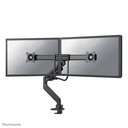 Neomounts DS75-450BL2 Monitorarm, 17 bis 32 Zoll, bis 8 kg, 2 Bildschirme, VESA 75x75 bis 100x100