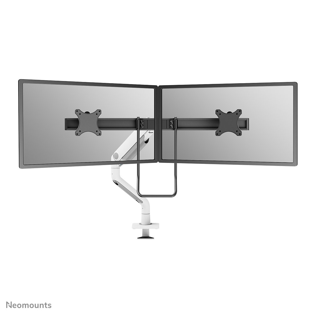[DS75S950WH2] Bras support d'écran Neomounts DS75S-950WH2, 17 à 32 pouces, jusqu'à 8 kg, 2 écrans, VESA 75x75 à 100x100