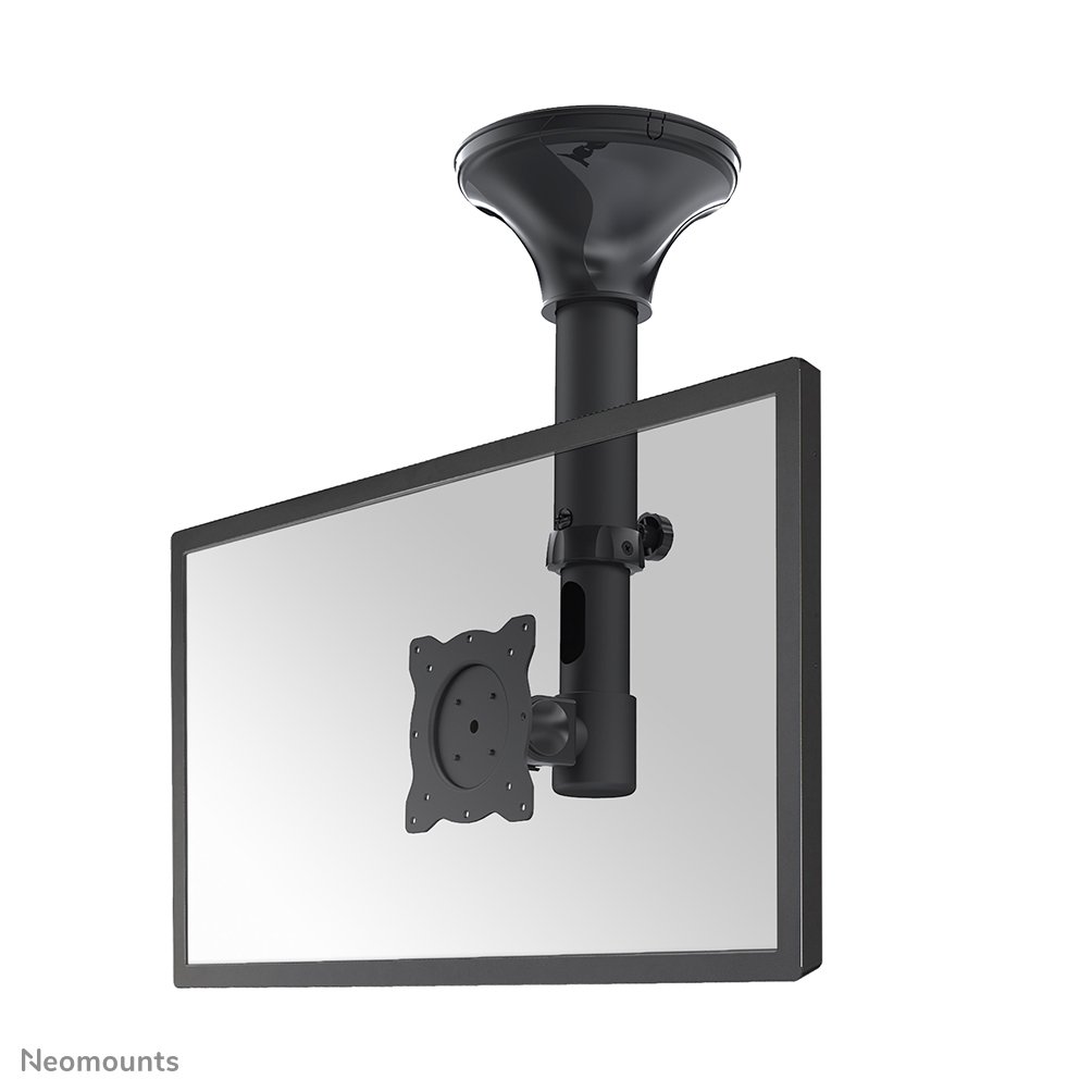 [FPMAC025BLACK] Neomounts FPMA-C025BLACK Deckenhalterung, 10 bis 30 Zoll, bis 12 kg, VESA 75x75 bis 100x100, Neigen