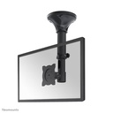 Neomounts FPMA-C025BLACK Deckenhalterung, 10 bis 30 Zoll, bis 12 kg, VESA 75x75 bis 100x100, Neigen
