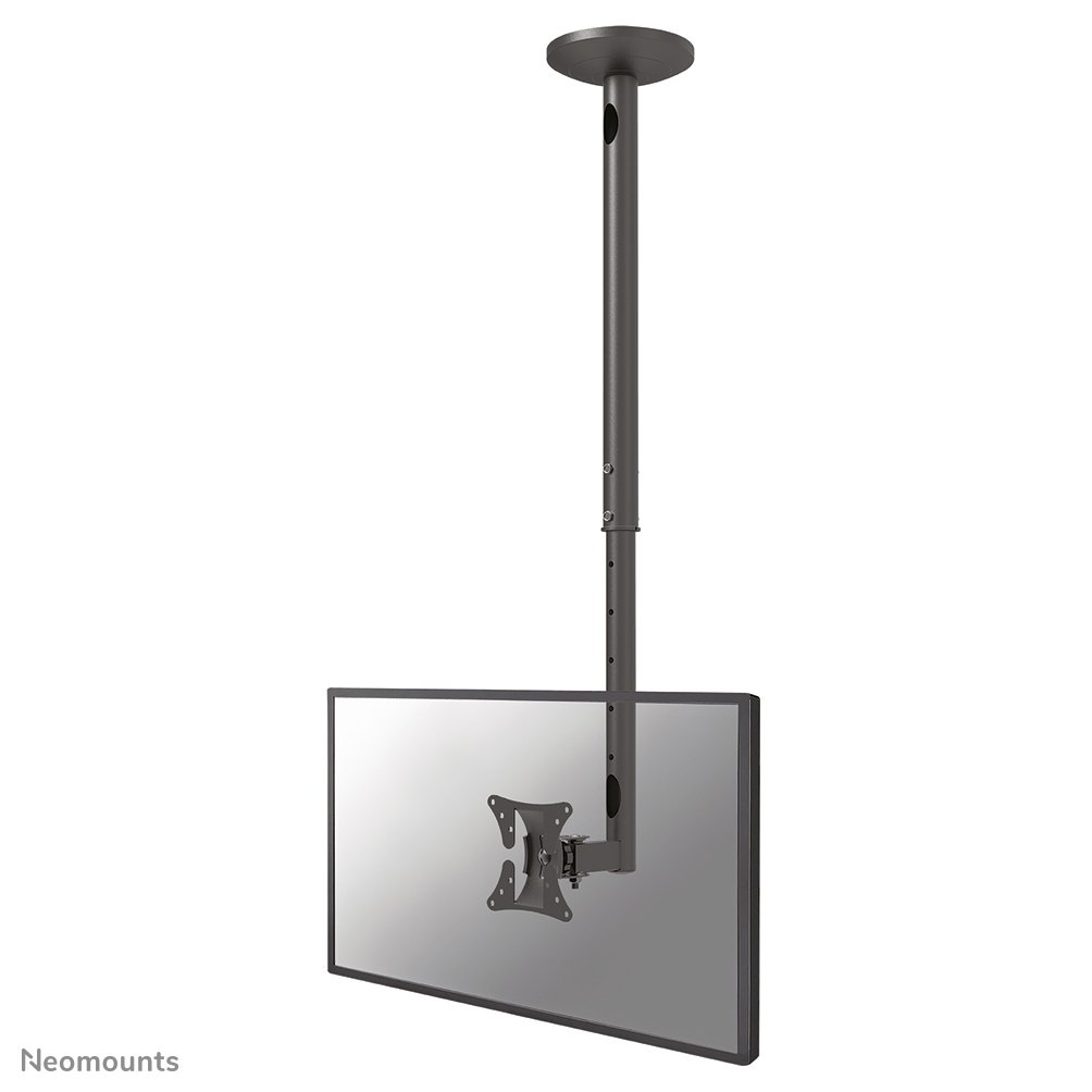 [FPMAC050BLACK] Neomounts FPMA-C050BLACK ceiling mount, 10 to 30 inch, up to 20 kg, VESA 50x50 to 100x100, Tilt, Swivel, Full motion