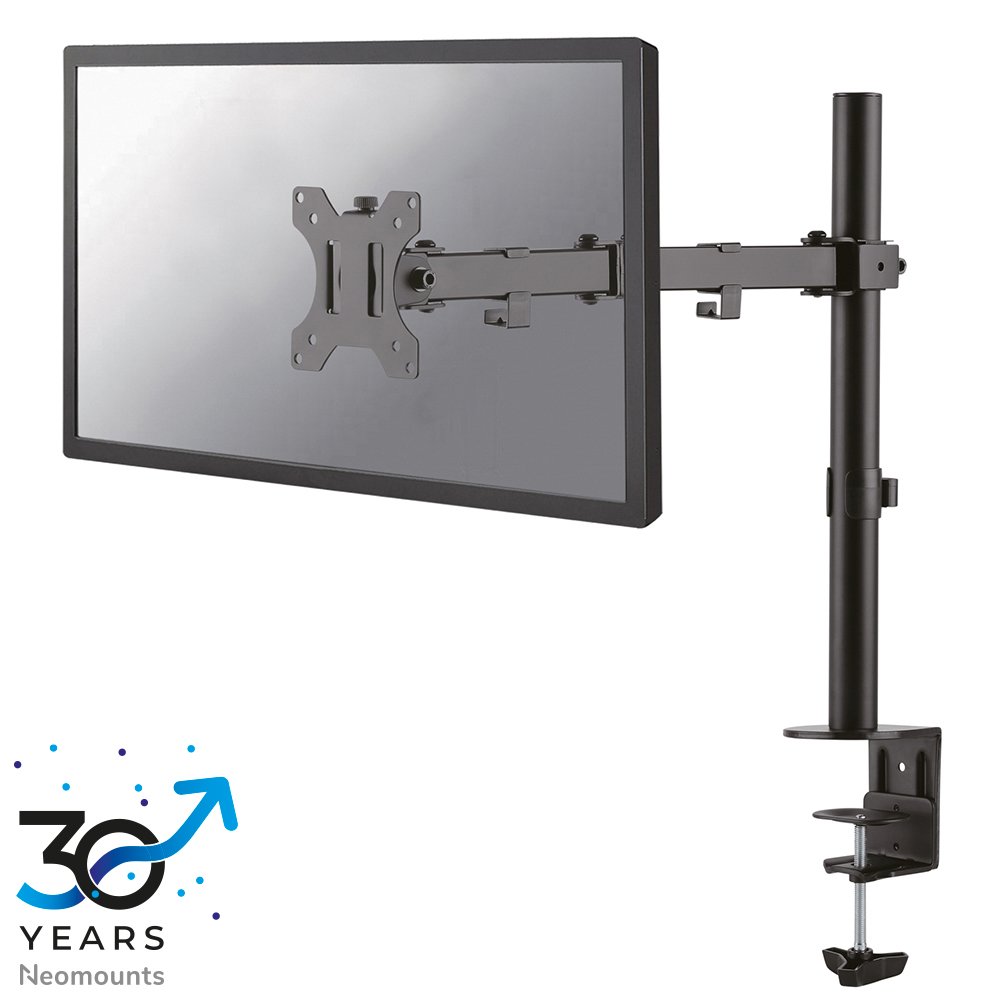 [FPMAD550BLACK] Neomounts FPMA-D550BLACK Monitorarm, 10 bis 32 Zoll, bis 8 kg, VESA 75x75 bis 100x100, Neigen, Rotieren, Schwenken