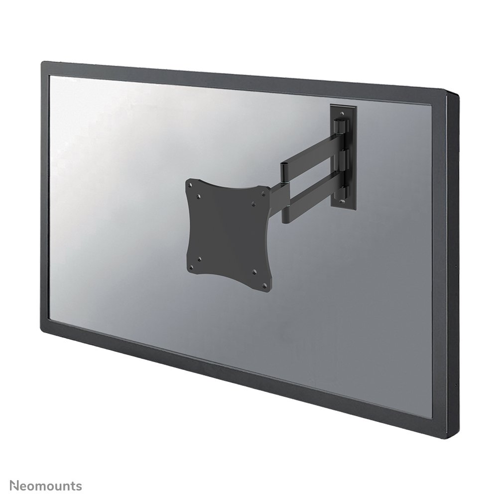 [FPMAW830BLACK] Neomounts FPMA-W830BLACK Wandhalterung, 10 bis 27 Zoll, bis 12 kg, VESA 75x75 bis 100x100, Neigen, Schwenken