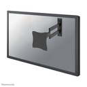 Neomounts FPMA-W830BLACK wall mount, 10 to 27 inch, up to 12 kg, VESA 75x75 to 100x100, Tilt, Swivel, Full motion