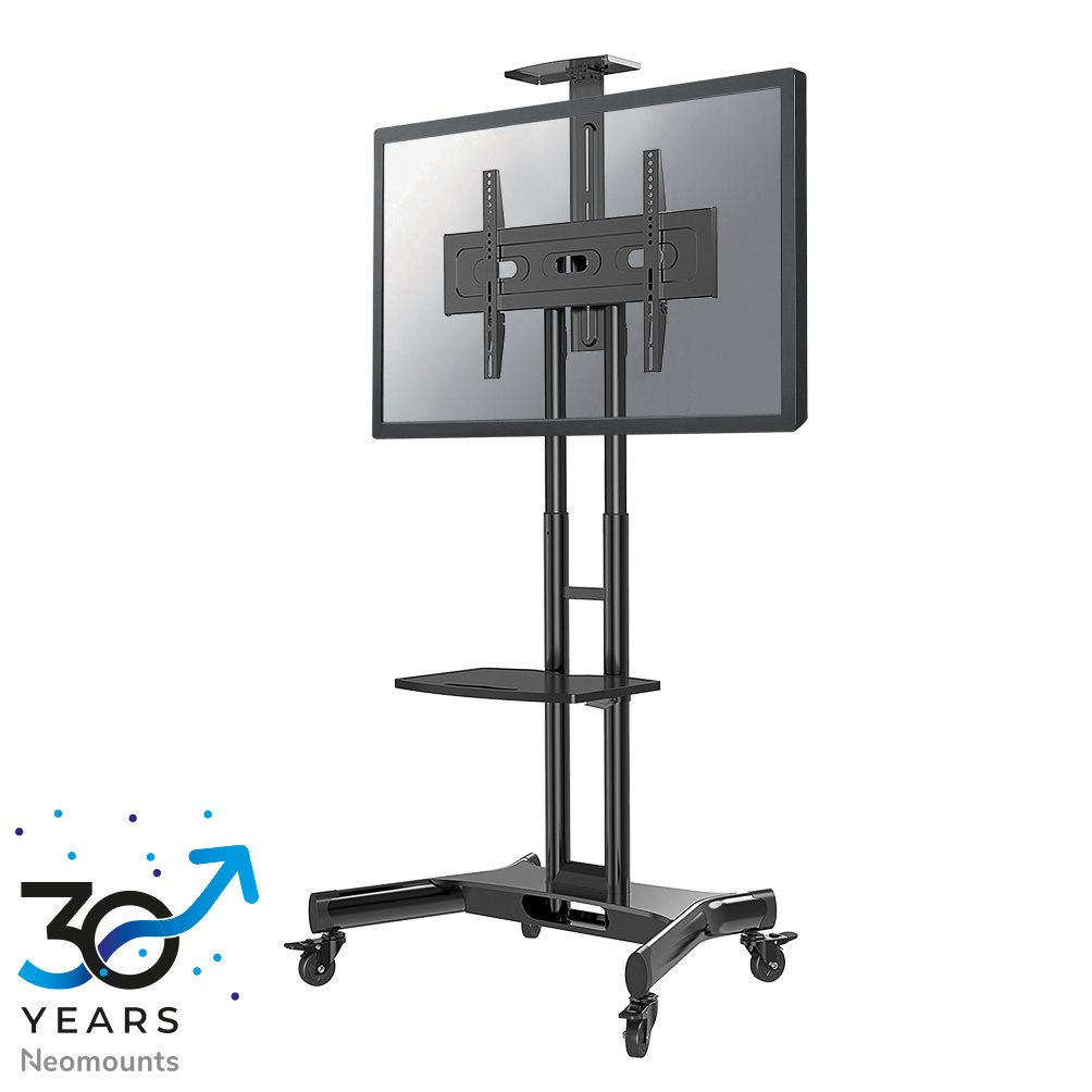 [NMM1700BLACK] Neomounts NM-M1700BLACK display trolley, 32 to 75 inch, up to 50 kg, VESA 200x200 to 600x400, Fixed
