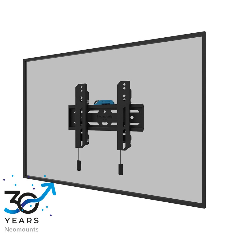 [WL30S850BL12] Support mural pour écran Neomounts WL30S-850BL12, 24 à 65 pouces, jusqu'à 40 kg, VESA 50x50 à 200x200, fixé