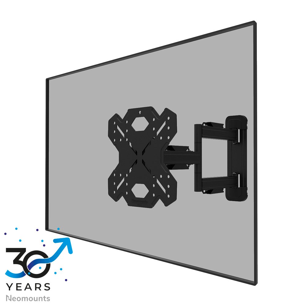 [WL40S850BL12] Neomounts WL40S-850BL12 Wandhalterung, 32 bis 55 Zoll, bis 40 kg, VESA 100x100 bis 200x200, Neigen, Schwenken
