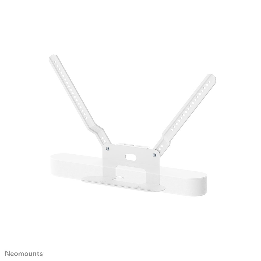 [AV35726WH1] Support pour barre de visioconférence Neomounts AV35-726WH1, 75 pouces, jusqu'à 5 kg, VESA 200x200 à 600x400, fixé