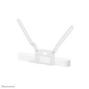 Support pour barre de visioconférence Neomounts AV35-726WH1, 75 pouces, jusqu'à 5 kg, VESA 200x200 à 600x400, fixé