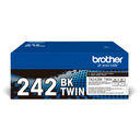 Pack 2 toners Brother TN-242BKTWIN / TN242BKTWIN noir, 2 x 2 500 pages