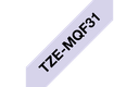 Brother Schriftband pastell TZe-MQF31 / TZEMQF31, schwarz auf pastellviolett, 12 mm x 4 m