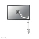 Bras support d'écran Neomounts DS60-425WH1, 17 à 27 pouces, jusqu'à 8 kg, VESA 75x75 à 100x100