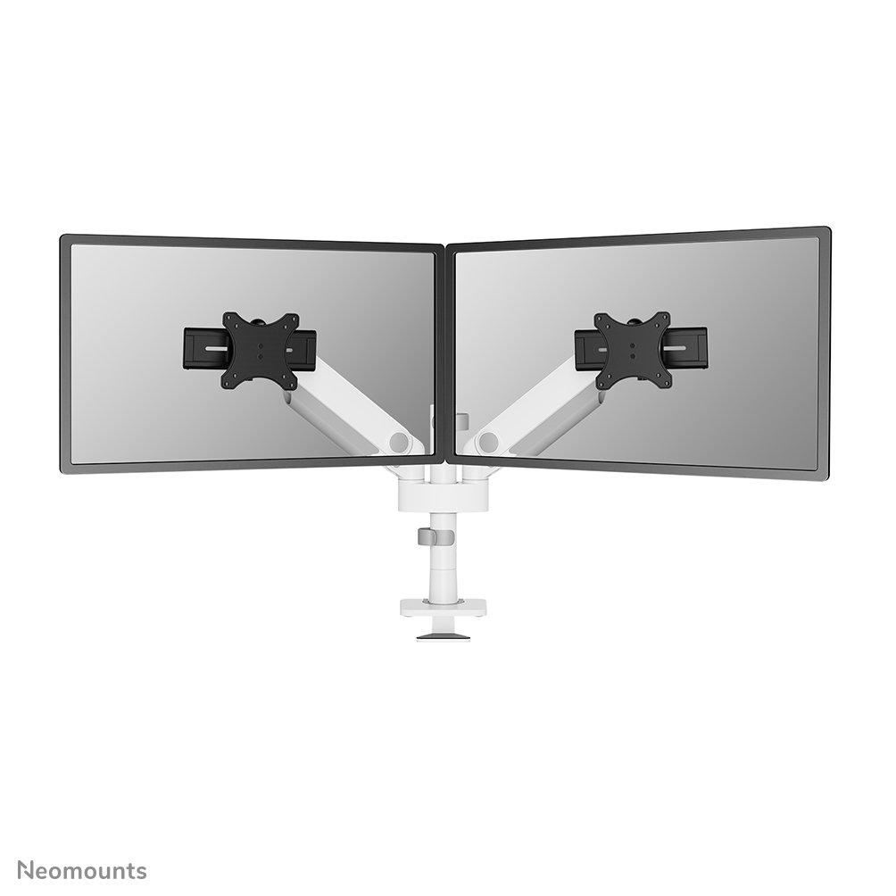 [DS65S950WH2] Bras support d'écran Neomounts DS65S-950WH2, 24 à 34 pouces, jusqu'à 11 kg, 2 écrans, VESA 75x75 à 100x100