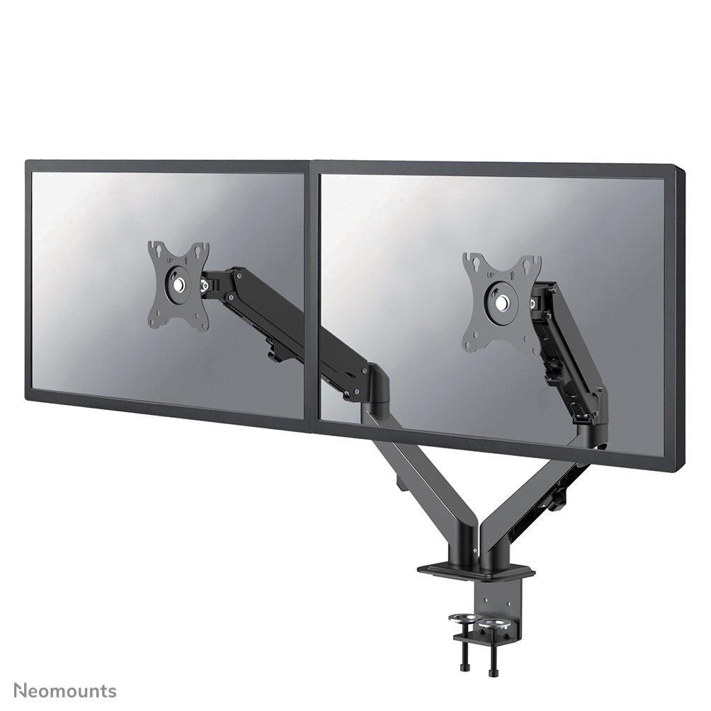 [DS70700BL2] Neomounts DS70-700BL2 Monitorarm, 17 bis 27 Zoll, bis 7 kg, 2 Bildschirme, VESA 75x75 bis 100x100