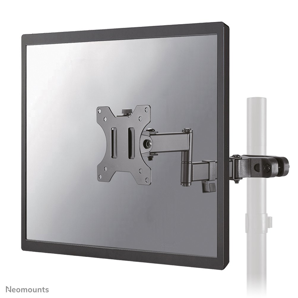 Neomounts FL40-450BL11 pole mount, 17 to 32 inch, up to 8 kg, VESA 75x75 to 100x100, Tilt, Rotate, Swivel, Full motion