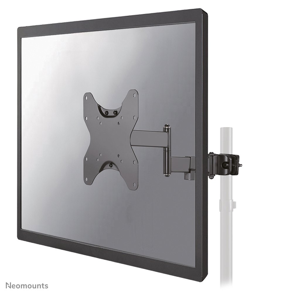 Neomounts FL40-450BL12 pole mount, 23 to 42 inch, up to 25 kg, VESA 75x75 to 200x200, Tilt, Rotate, Swivel, Full motion